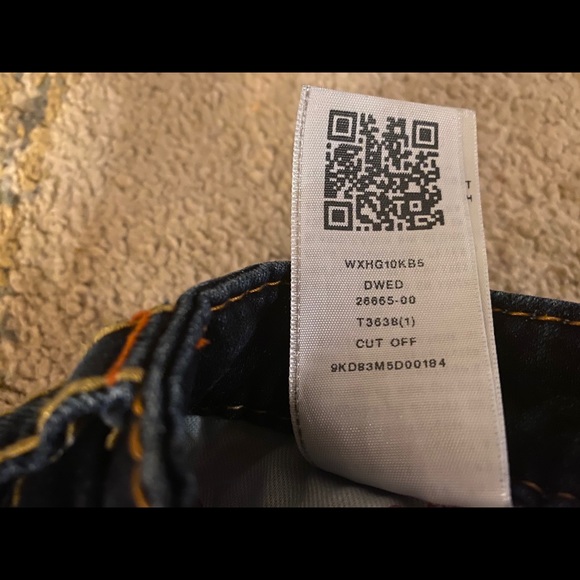 True Religion Cut Off Denim Shorts - RARE COLORS - Picture 4 of 7